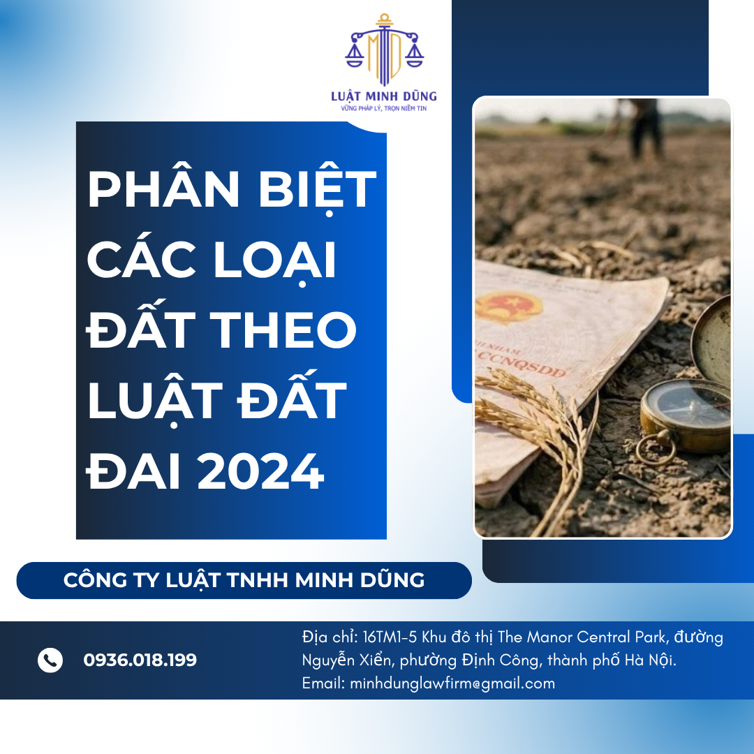 Phân biệt các loại đất theo Luật Đất đai 2024